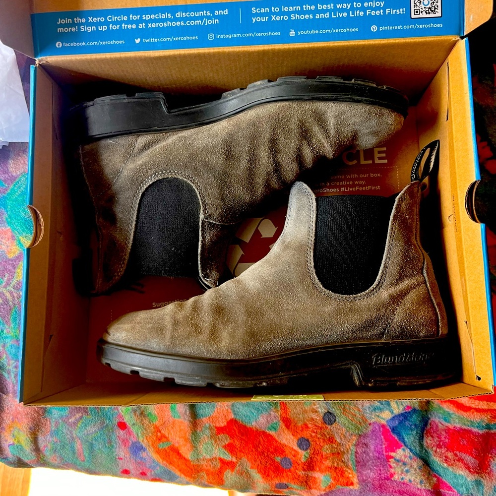 Blundstone 1910
MEN'S ORIGINALS
SUEDE BOOTS - STEEL GREY
Good condition